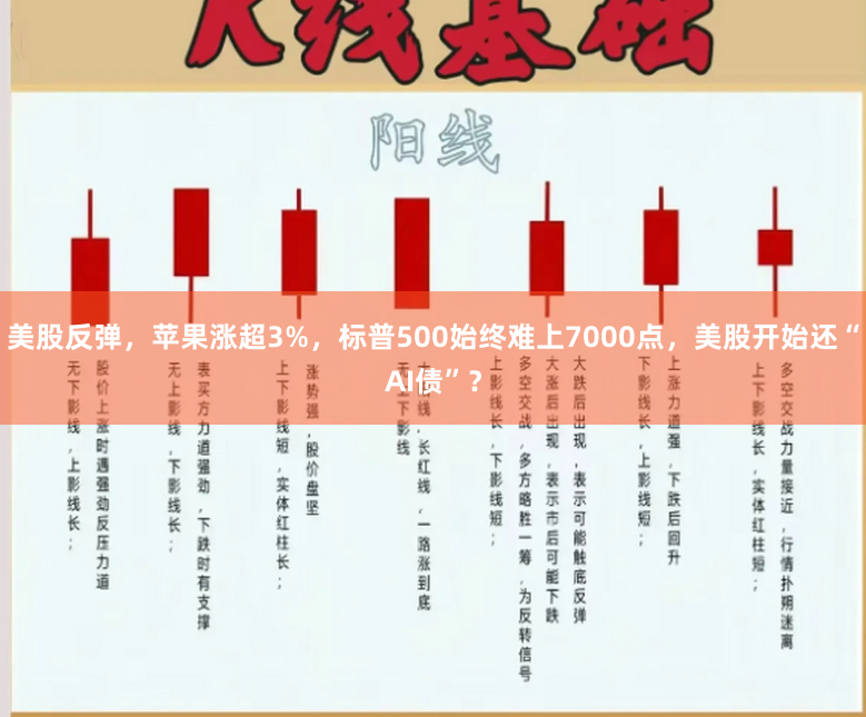 美股反弹，苹果涨超3%，标普500始终难上7000点，美股开始还“AI债”？